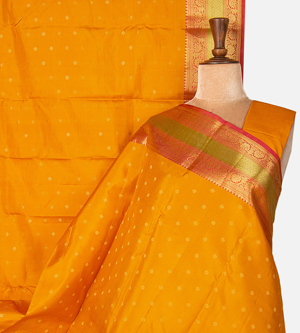 Yellow Soft Silk Saree