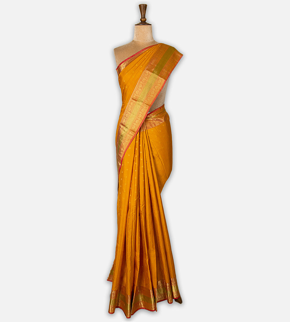 Yellow Soft Silk Saree