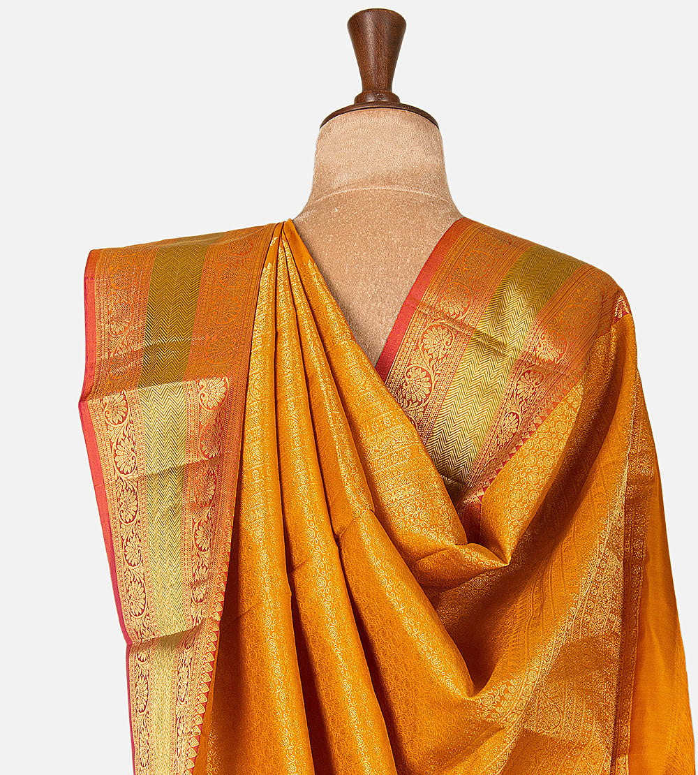 Yellow Soft Silk Saree