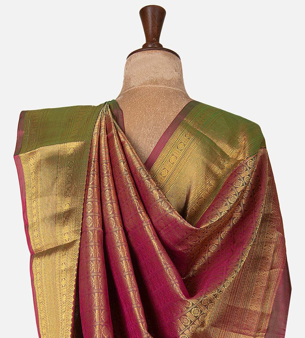 Peacock Blue Soft Silk Saree
