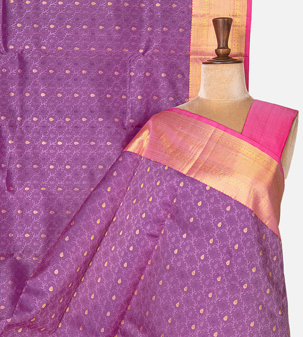 Purple Soft Silk Saree