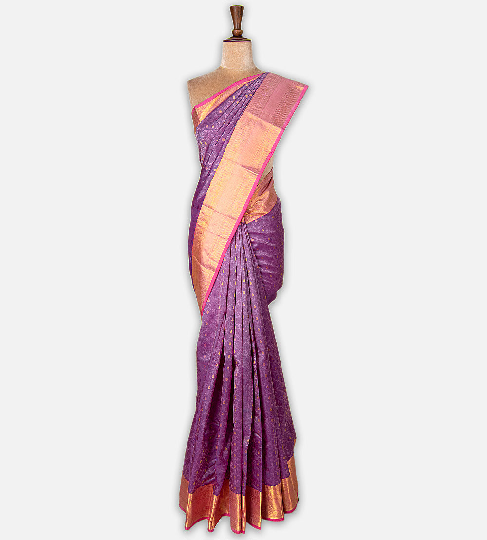 Purple Soft Silk Saree