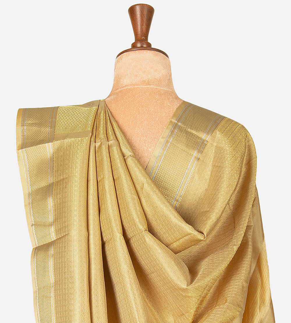 Beige Soft Silk Saree