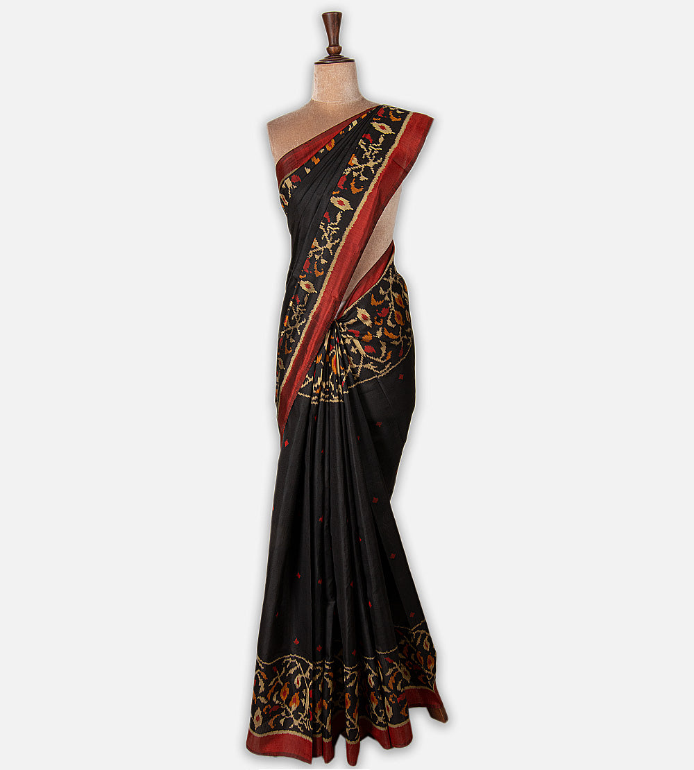 Black Patola Silk Saree