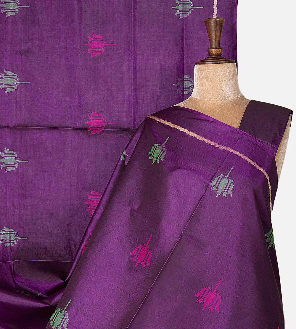Purple Patola Silk Saree