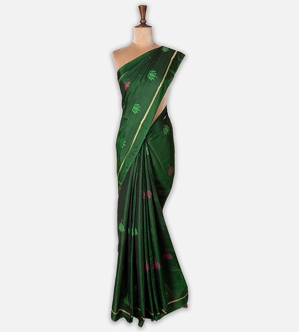 Green Patola Silk Saree