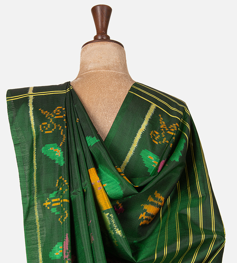 Green Patola Silk Saree