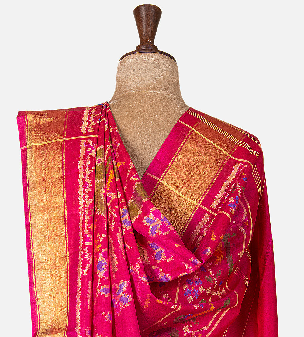 Purple Patola Silk Saree