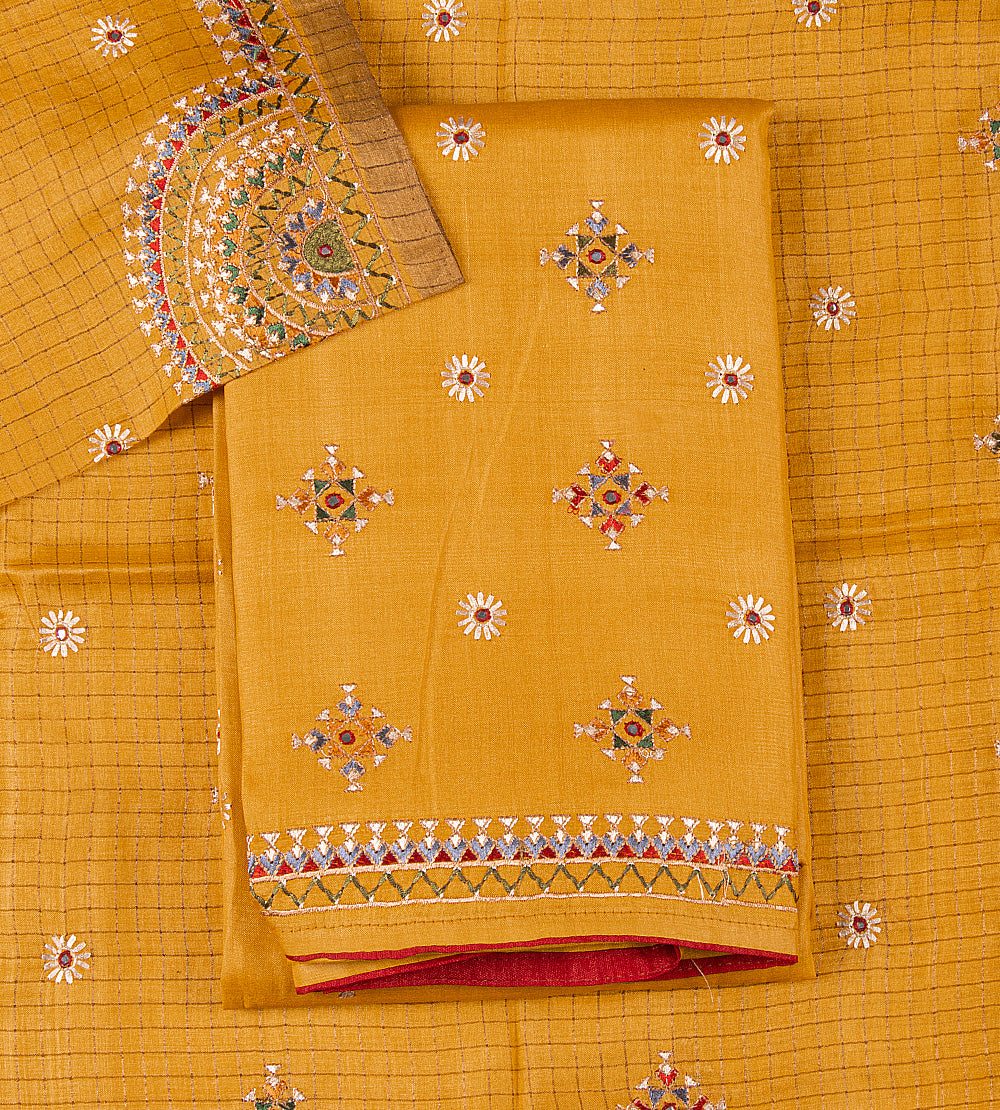 Yellow Tussar Salwar