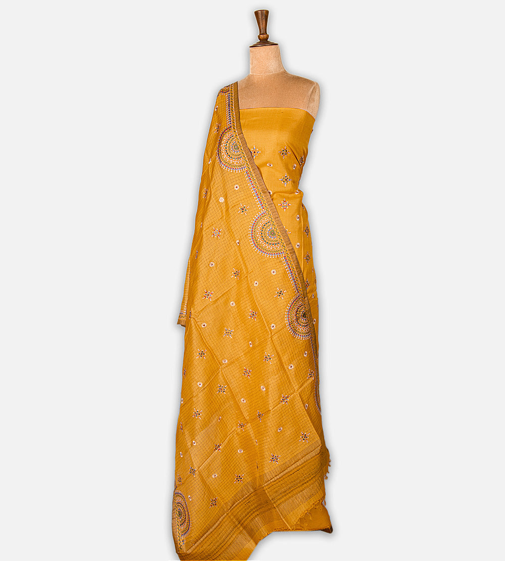 Yellow Tussar Salwar