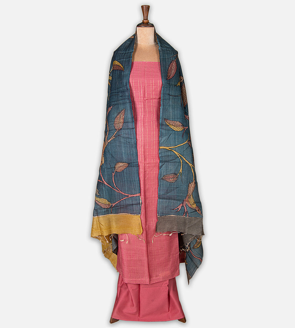 Pink Tussar Salwar