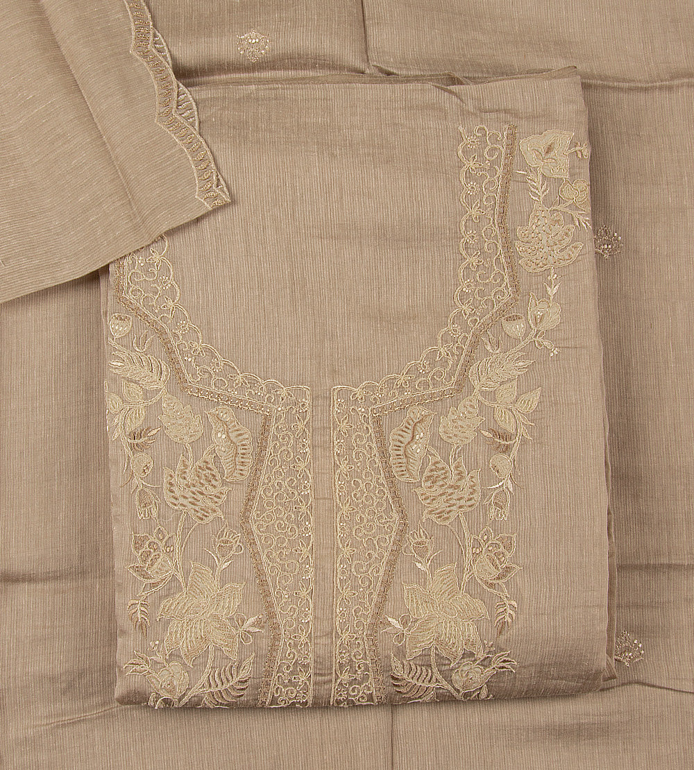 Warm beige Mul Cotton Salwar