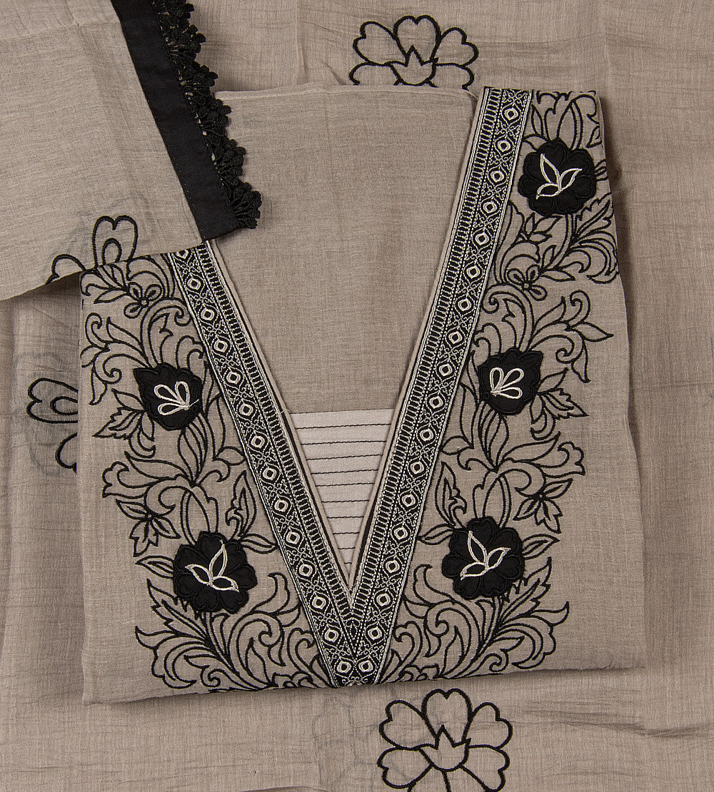 Light greyish taupe Mul Cotton Salwar