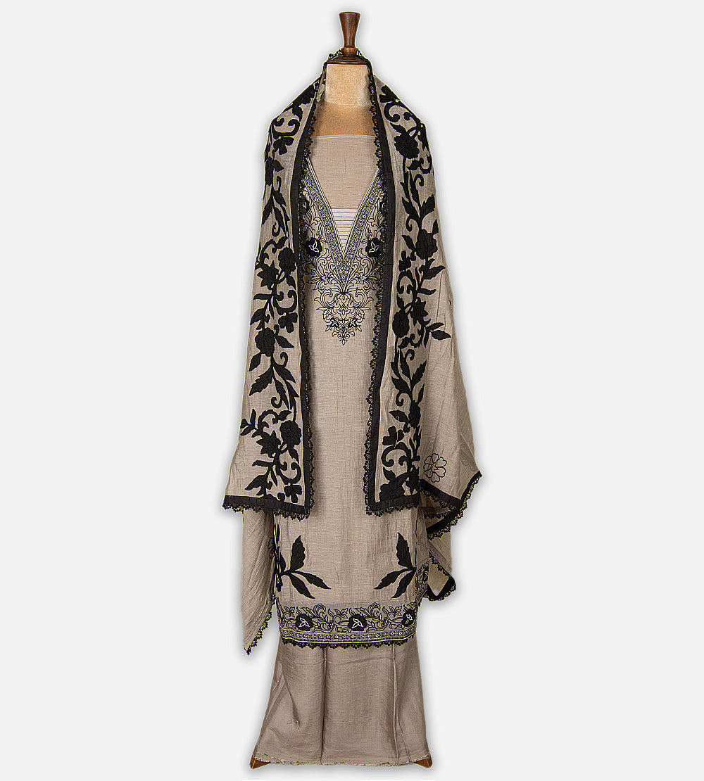 Light greyish taupe Mul Cotton Salwar