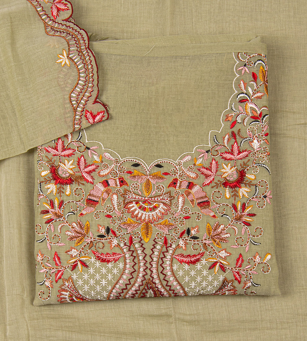 Sage Green Mul Cotton Salwar