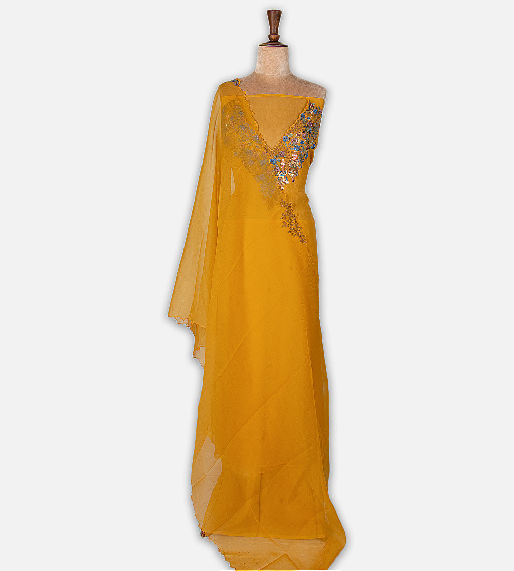 Yellow Organza Salwar