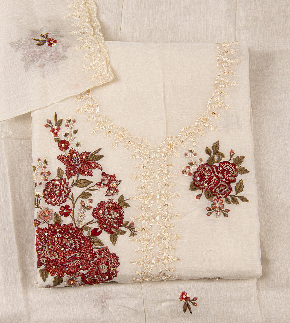 Off-White Mul Cotton Salwar