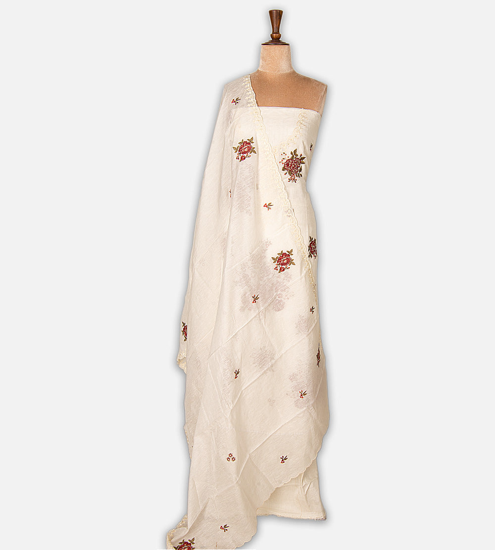 Off-White Mul Cotton Salwar