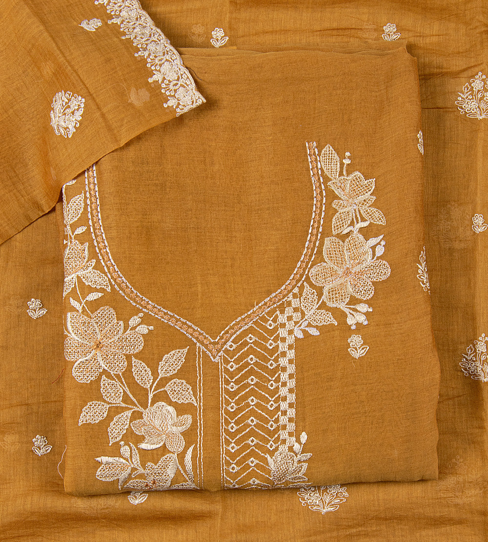 Yellow Mul Cotton Salwar