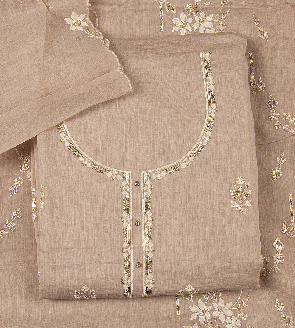 Dusty Peach Mul Cotton Salwar