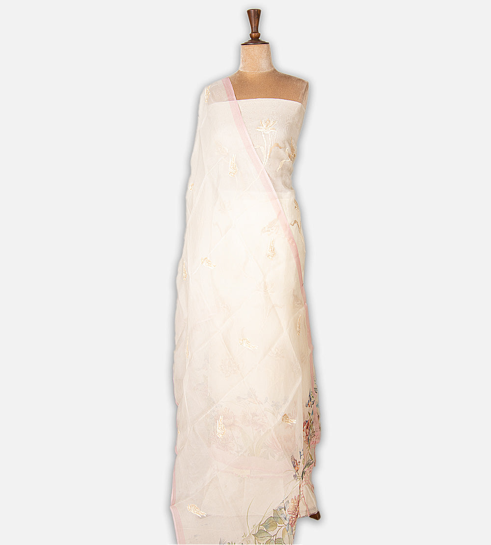 Off-White Organza Salwar