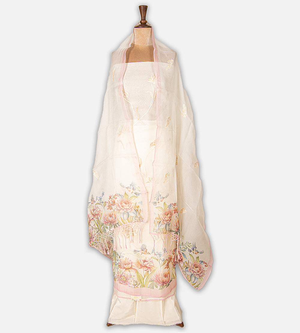 Off-White Organza Salwar