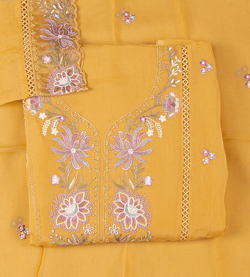 Yellow Organza Salwar
