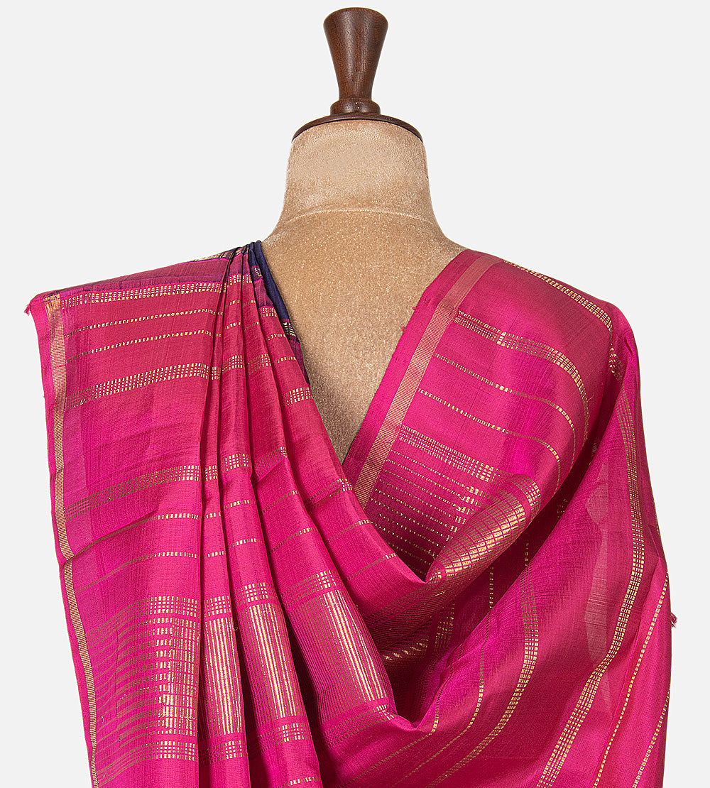 Blue Kanchipuram Silk Saree