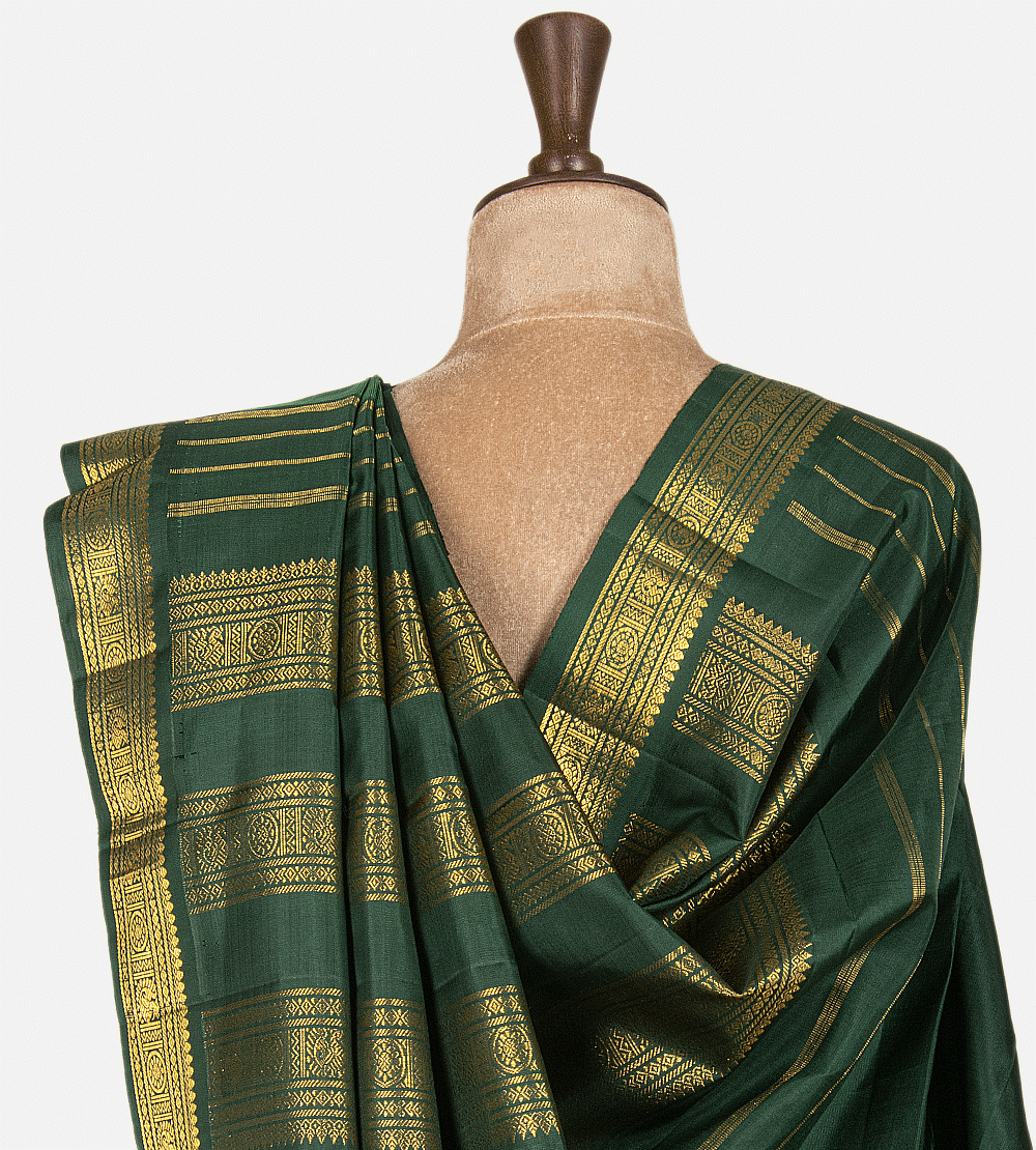Green Kanchipuram Silk Saree