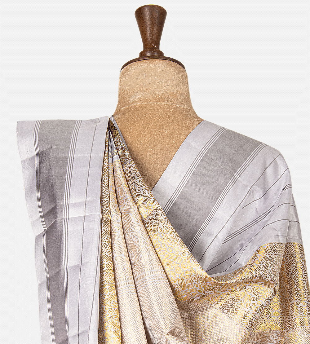 Black Kanchipuram Silk Saree