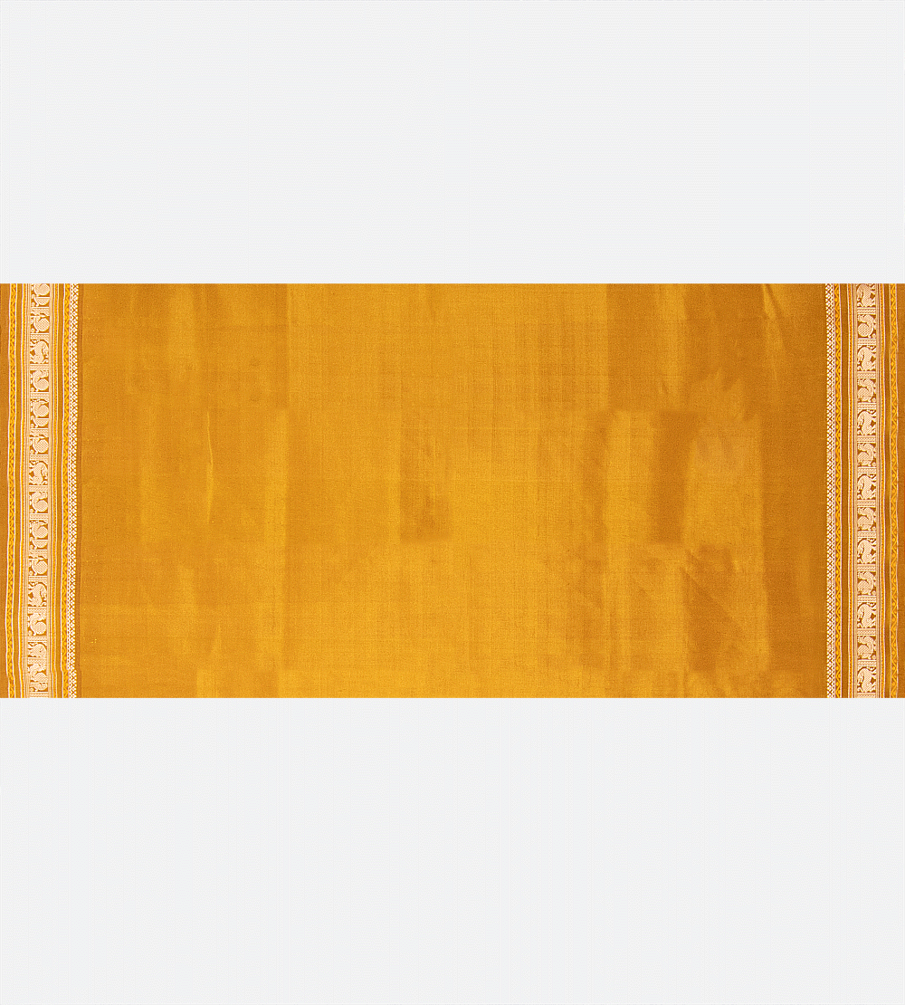 Rust Red Kanchipuram Silk Saree