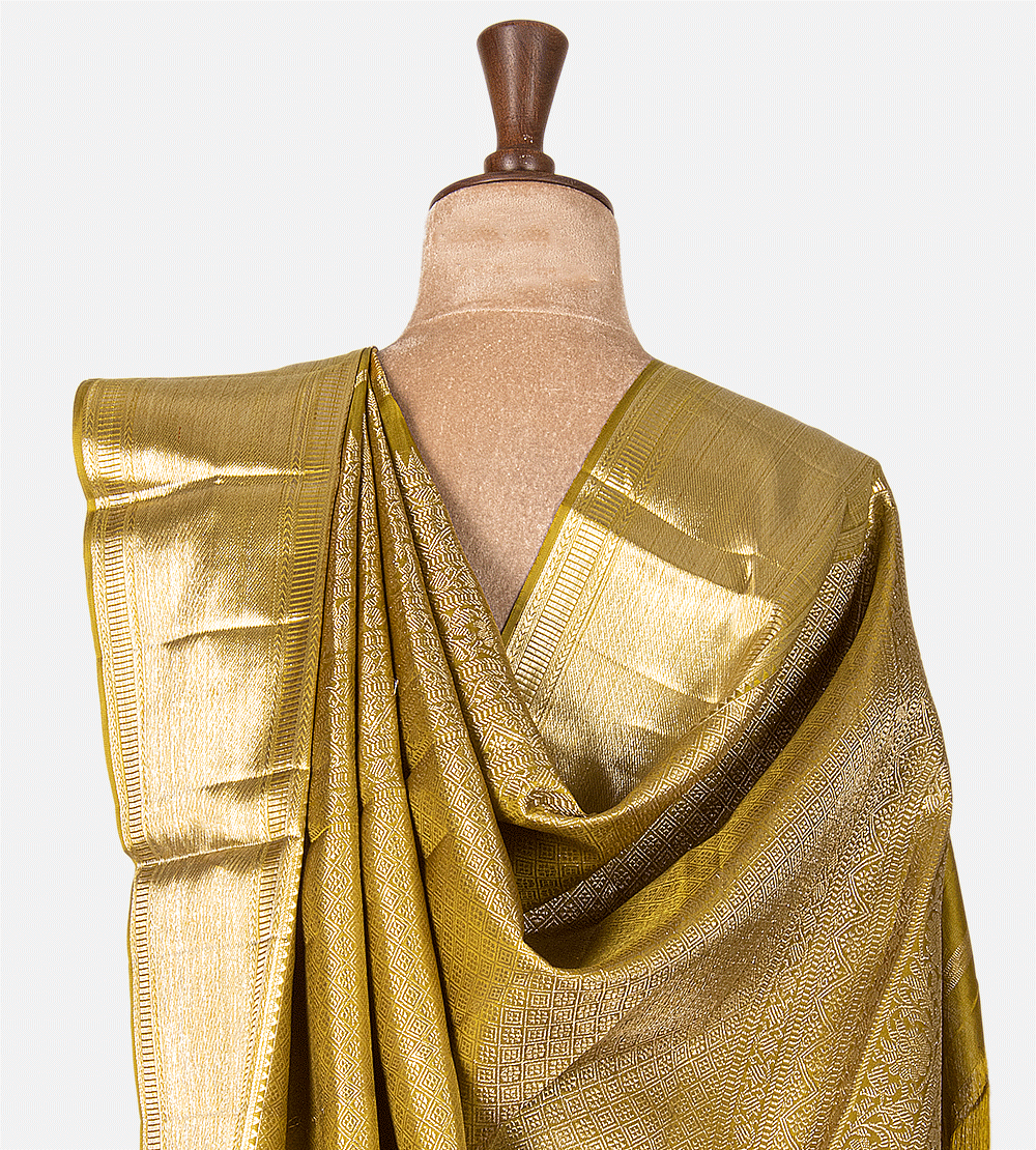 Multicolour Kanchipuram Silk Saree