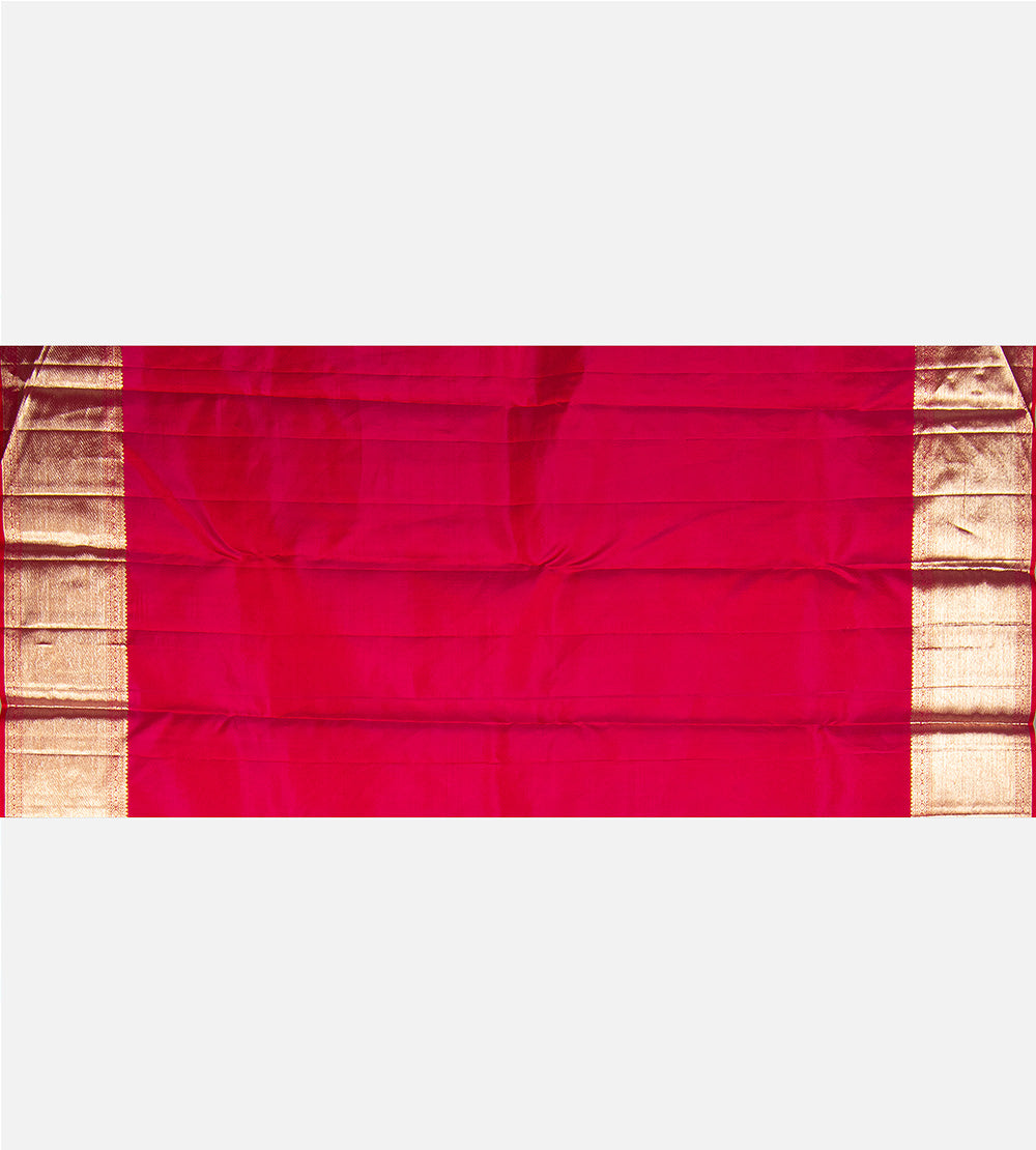 Multicolour Kanchipuram Silk Saree