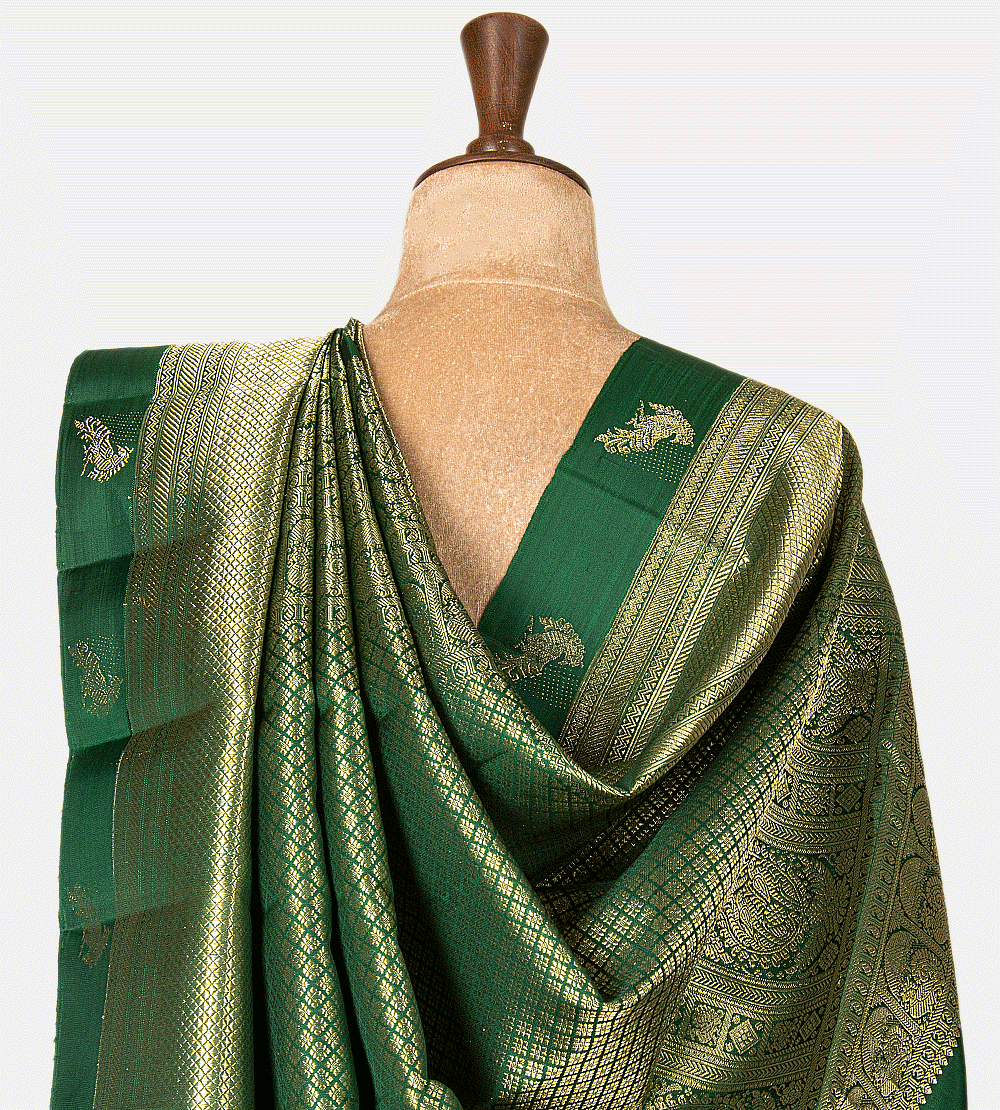 Green Kanchipuram Silk Saree