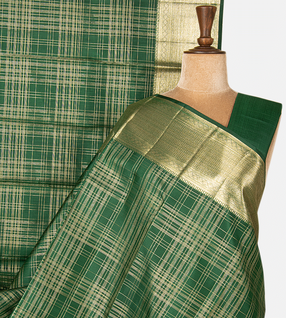 Green Kanchipuram Silk Saree
