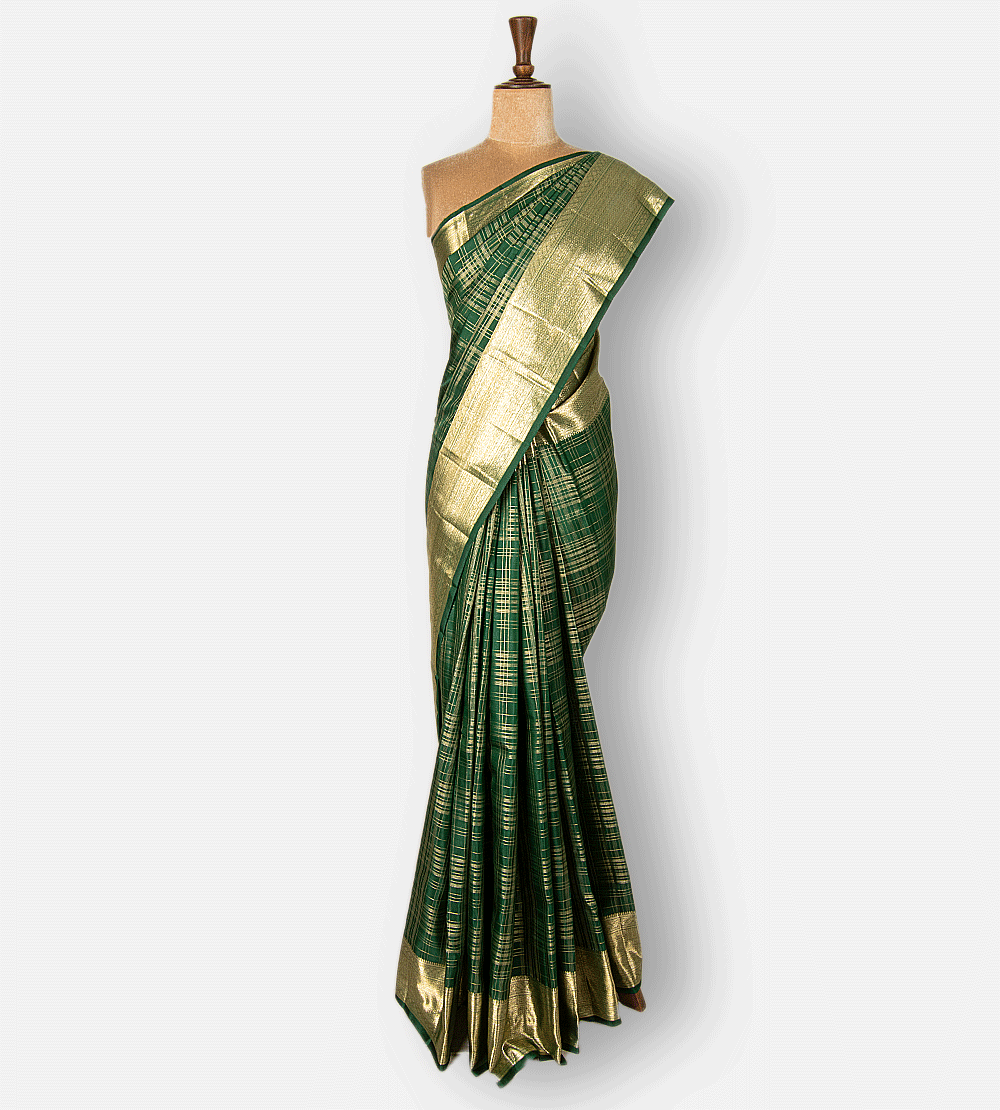 Green Kanchipuram Silk Saree