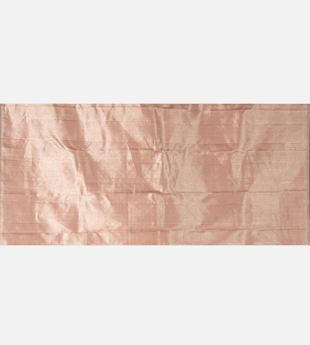 Peach Kanchipuram Silk Saree