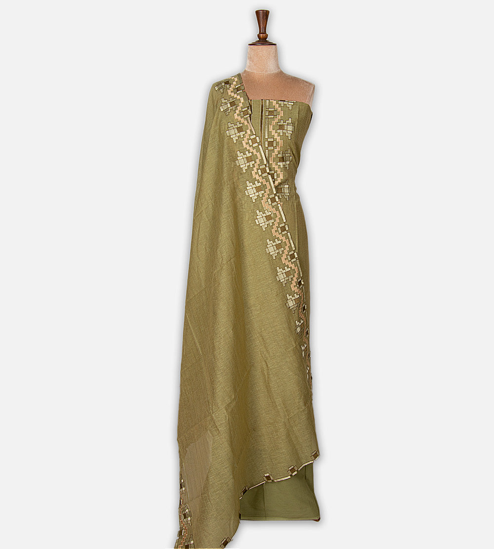 Green Mul Cotton Salwar