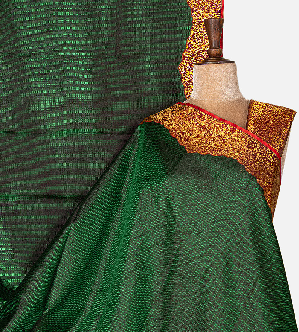 Green Kanchipuram Silk Saree