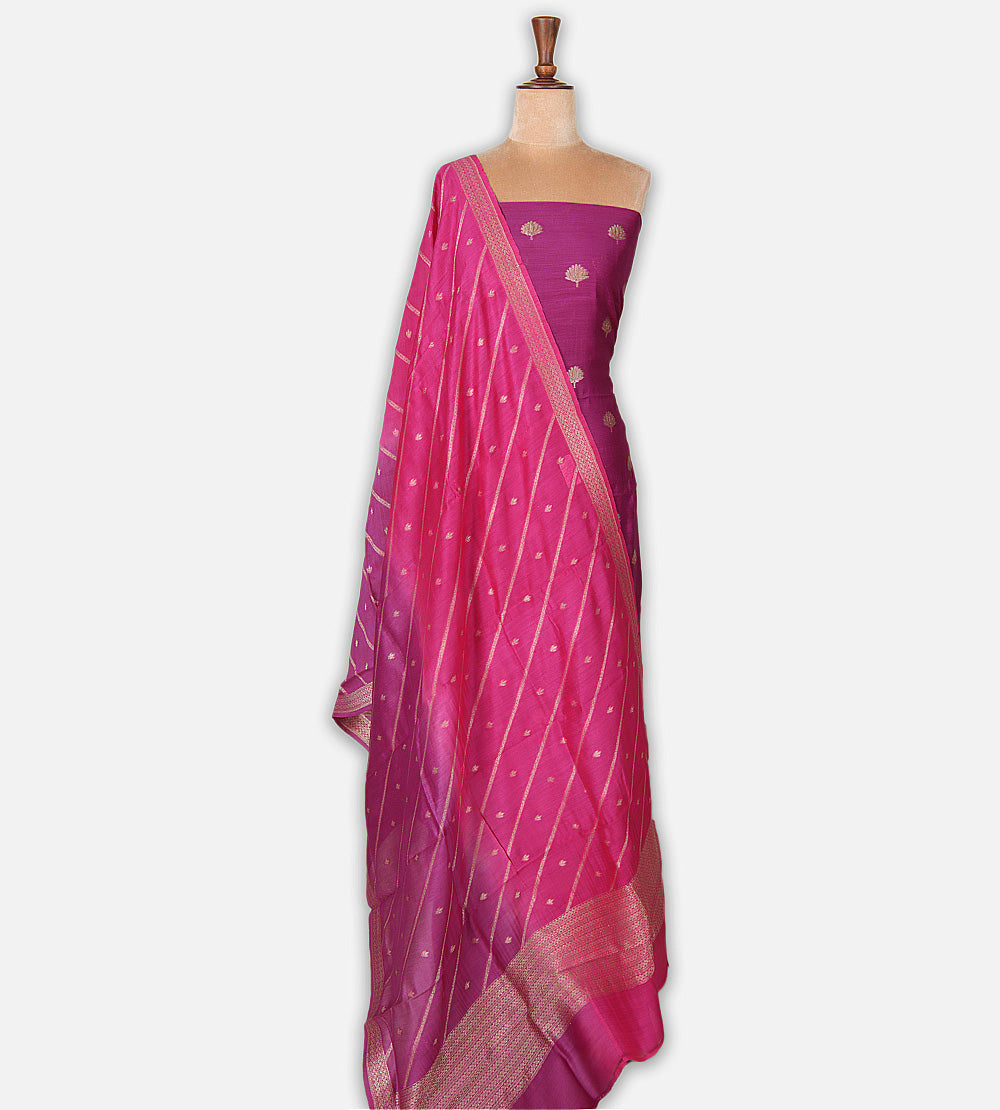 Purple Tussar Salwar