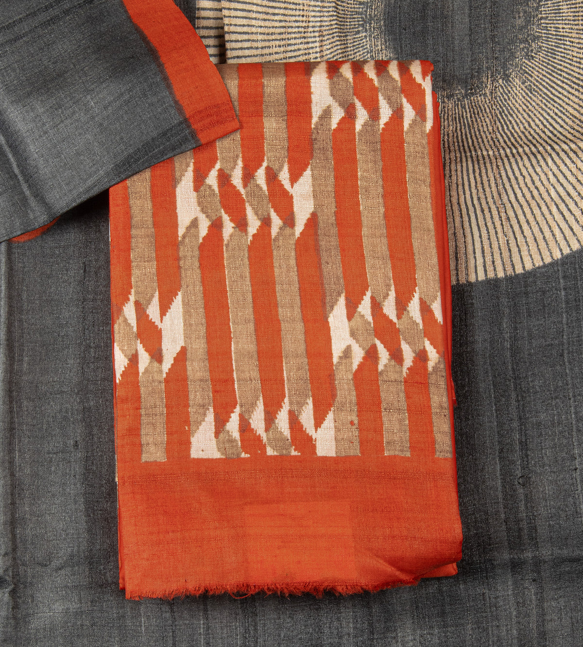 Orange Tussar Salwar
