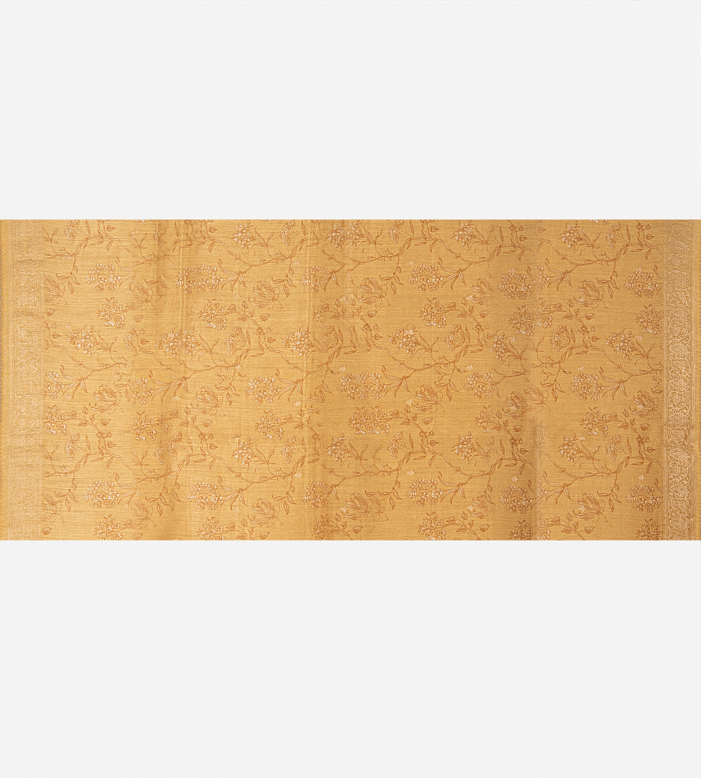 Yellow Tussar Saree