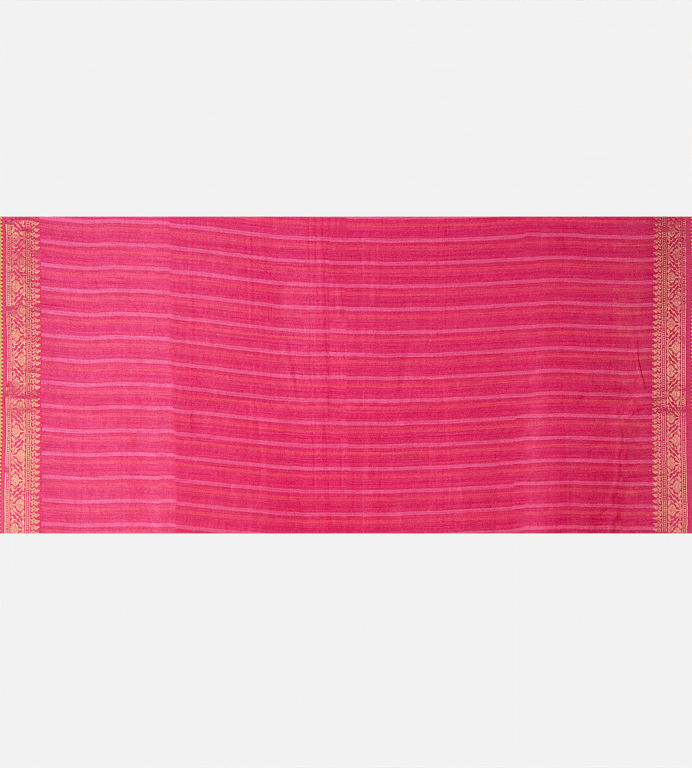 Pink Tussar Saree