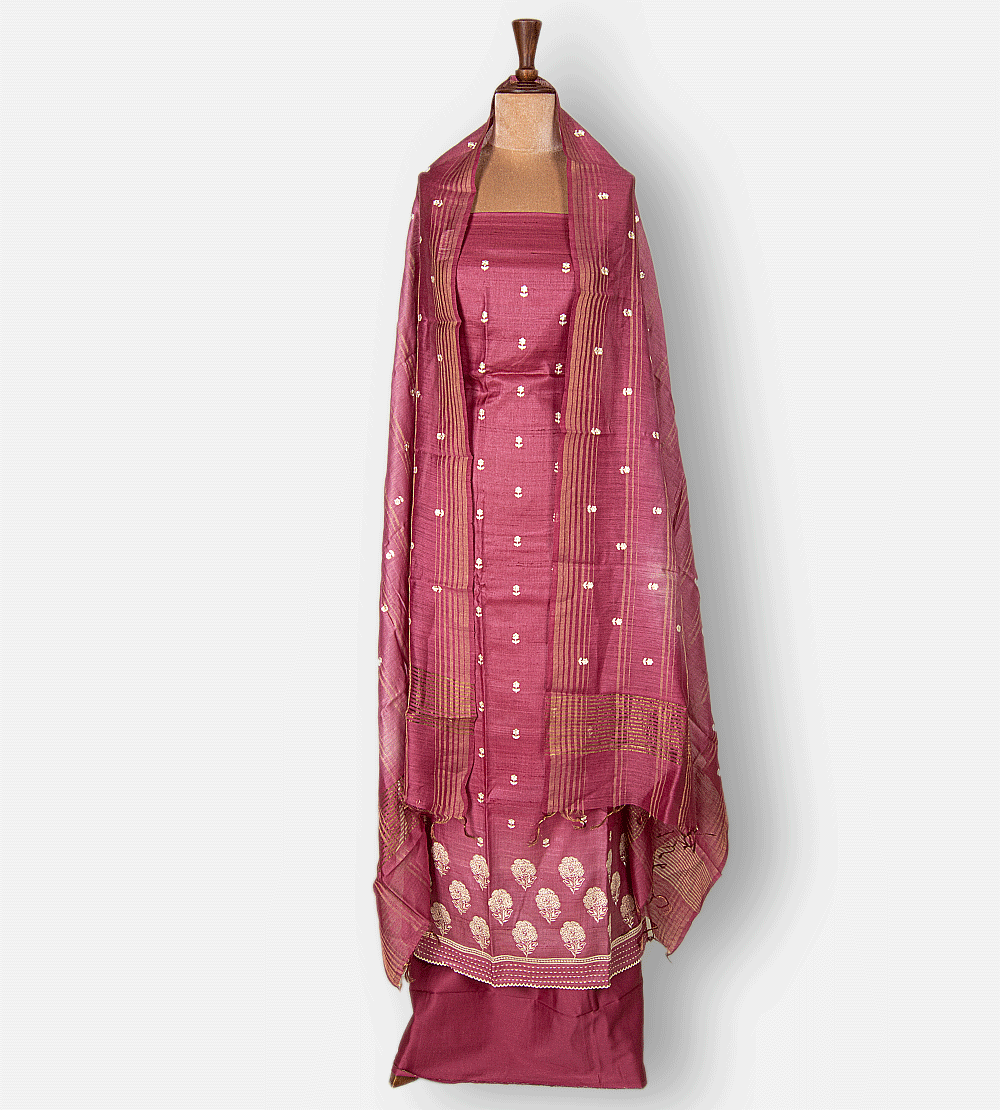 Light Pink Tussar Salwar