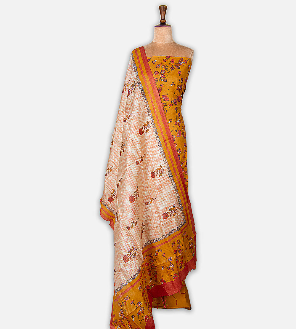 Yellow Tussar Salwar