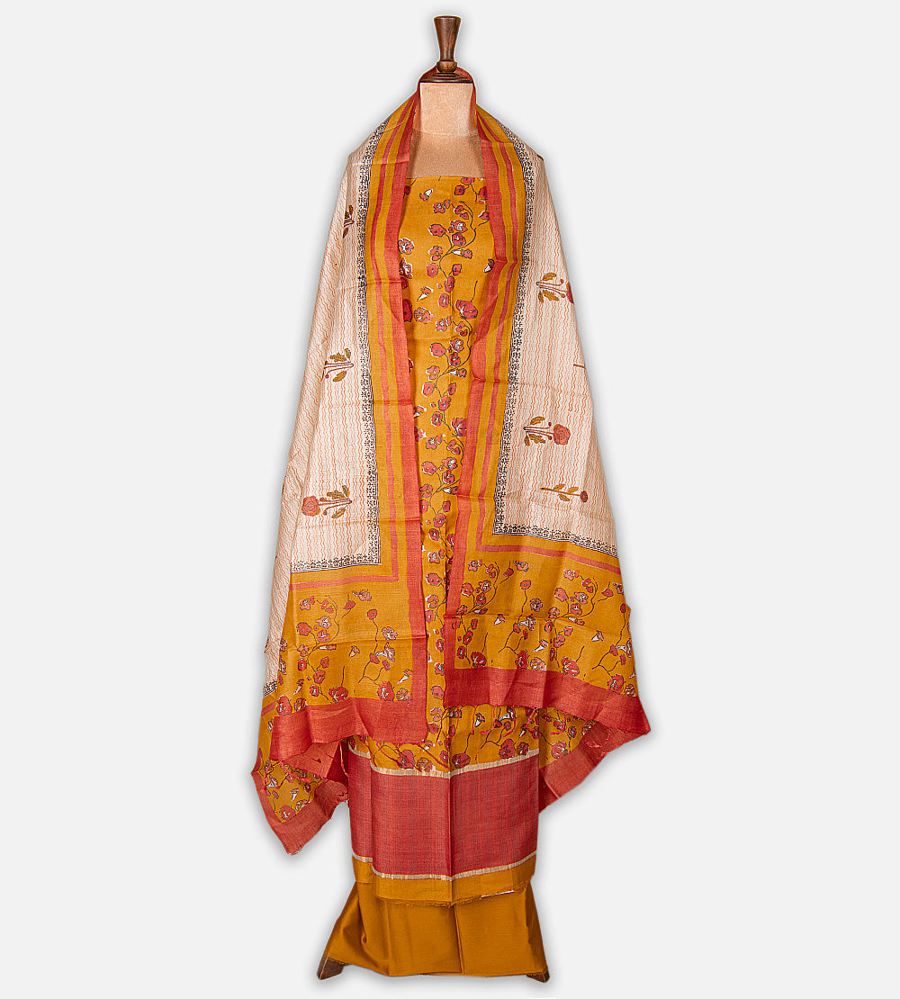 Yellow Tussar Salwar