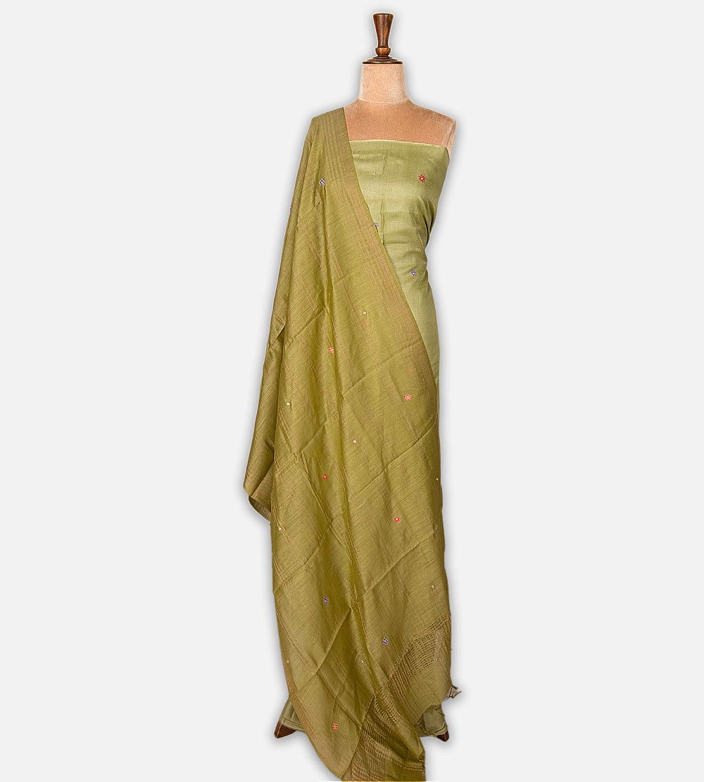 Green Tussar Salwar