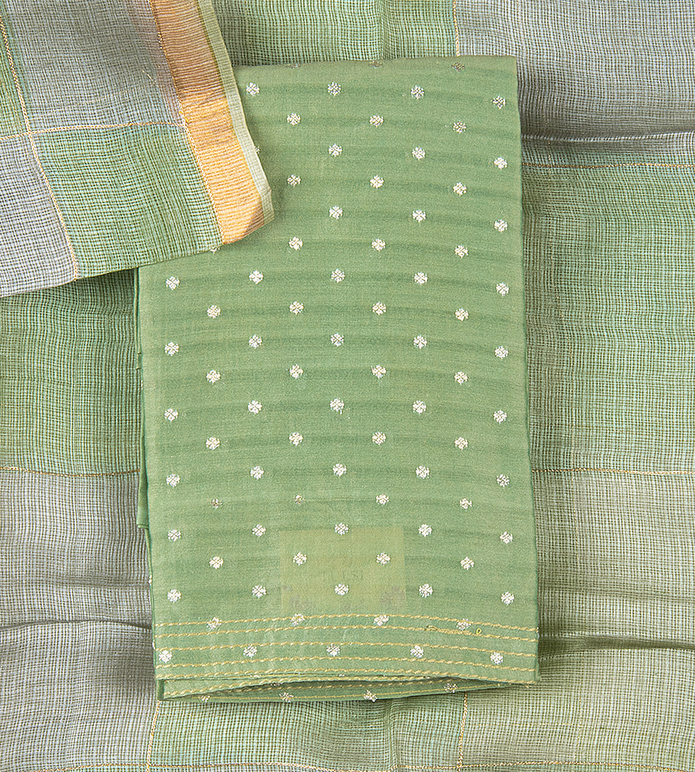 Green Tussar Salwar