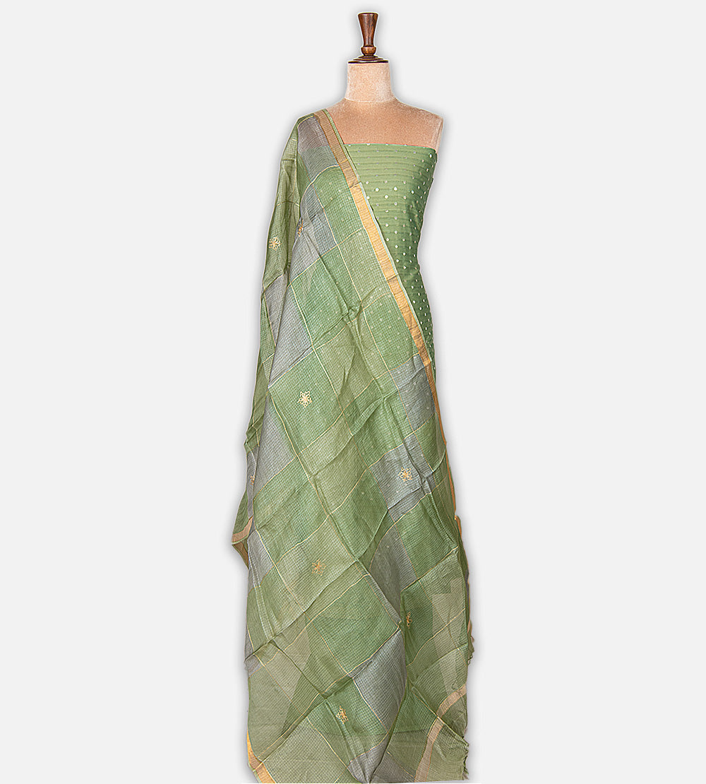 Green Tussar Salwar