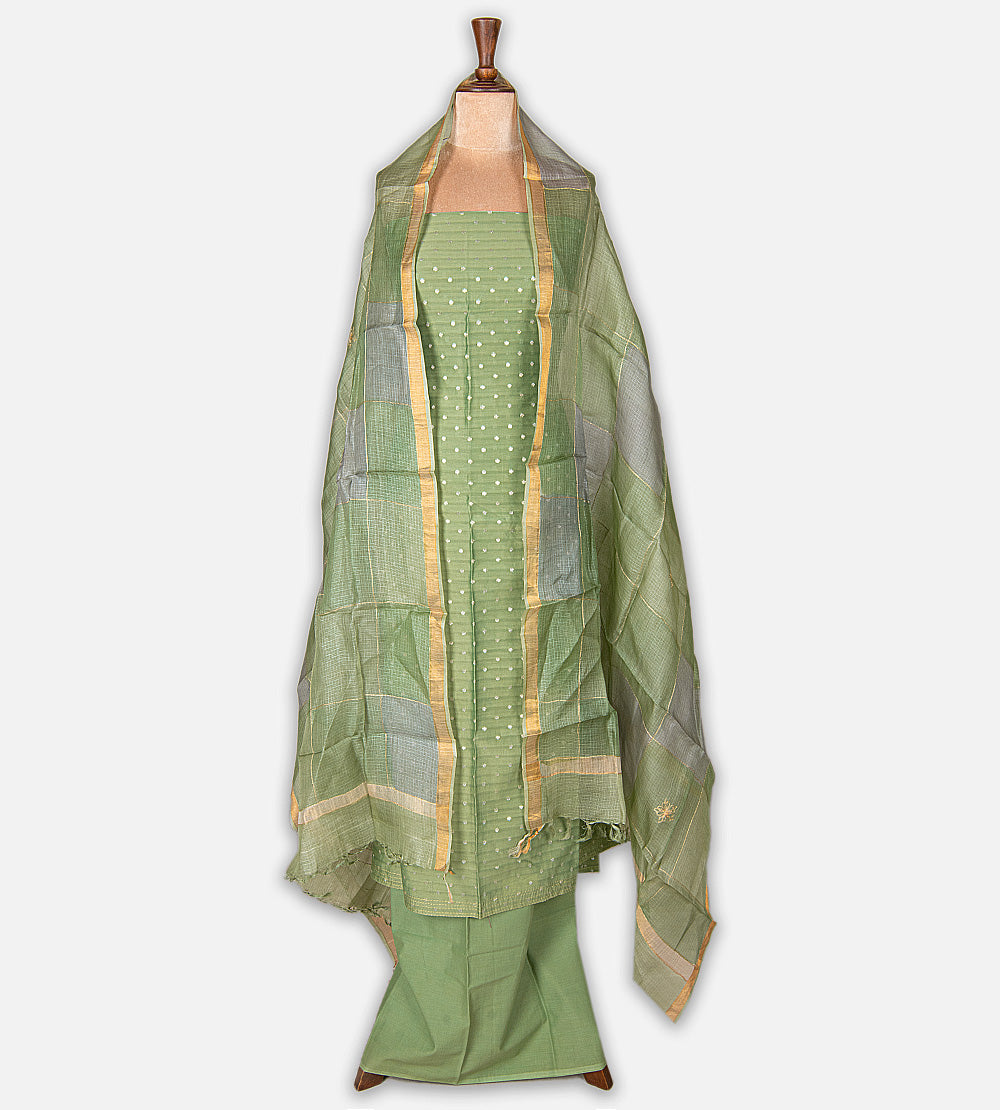 Green Tussar Salwar